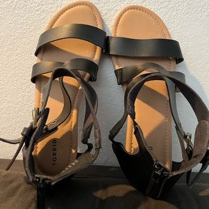 Black Torrid Strap Sandal size 11.5